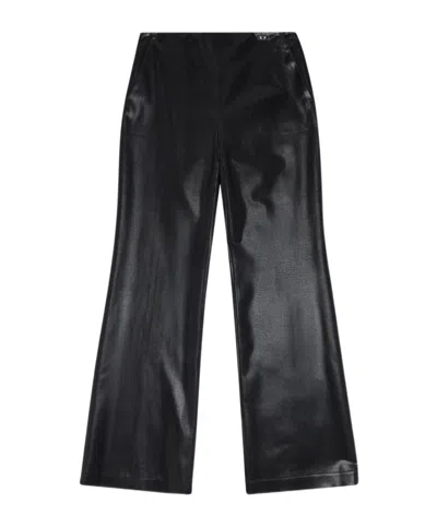 DIESEL DIESEL P-OLARIS FRONT COATED PINSTRIPE PANTS