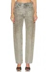 Diesel Jeans In Silver Metallic