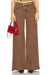 Diesel Flare Jeans In Brown