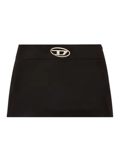 DIESEL VESTIDO MIDI - NEGRO