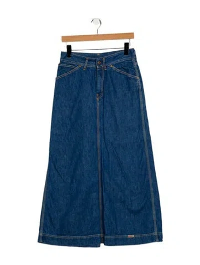 Pre-owned Diesel Midi Length Skirt In Blue