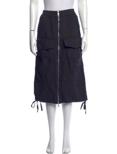 Pre-owned Diesel Midi Length Skirt In Blue