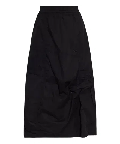 Diesel Midi Skirt In Black