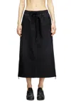 Diesel Midi Skirt In Technical Jogg Jeans