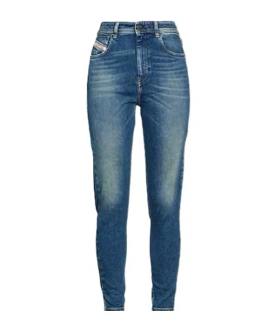 Diesel Mid-rise Skinny Jeans In Blue