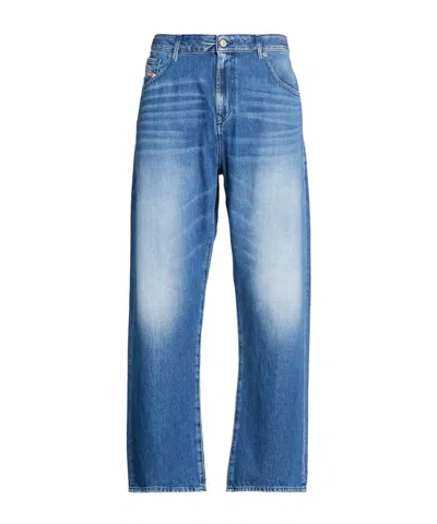 Diesel Mid-straight Jeans In Blue