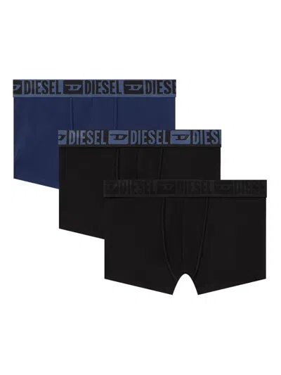 Diesel Mike-d-core Boxer (pack Of Three) In Blue