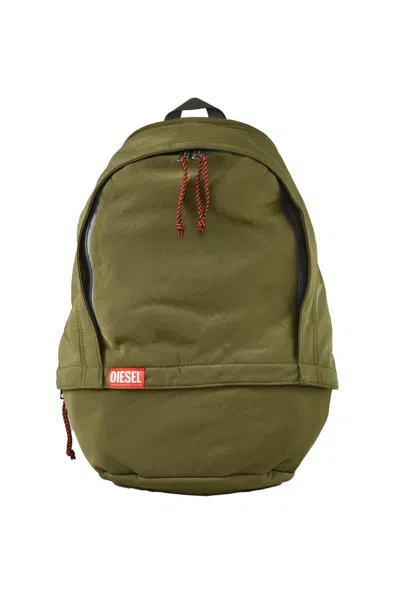 Diesel Military Green Polyamide Polyester Backpack