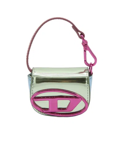 Diesel Mini 1dr Leather Purse In Multicolor