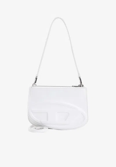 Diesel Mini 1dr Twin Shoulder Bag In White