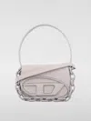 Diesel Chain Cross-body Bag With Adjustable Strap In 灰色