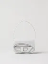 Diesel 1dr Leather Shoulder Bag In White