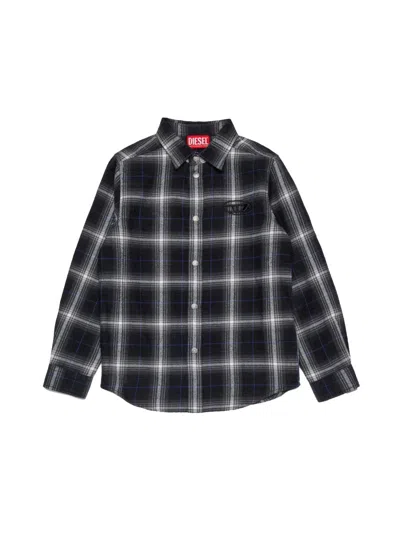 Diesel Mini Cotton Shirt For Boys - Perfect For Fall 2025 In Multi