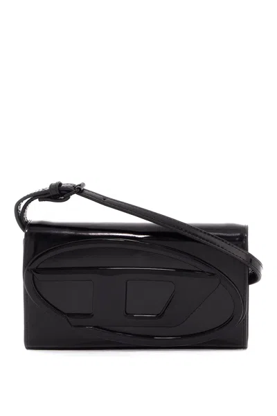 Diesel Mini Crossbody Shoulder Bag With In Black