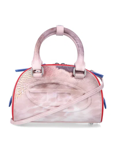 Diesel Mini Dome Handbag - Urban Chic Design In Pink