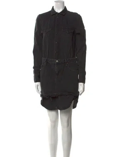 Pre-owned Diesel Mini Dress In Black