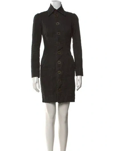 Pre-owned Diesel Mini Dress In Black