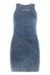 Diesel Mini Dress M-anchorage In Cotton In Blue