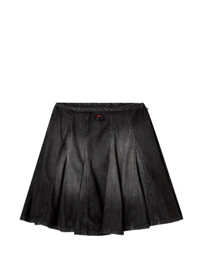 Diesel De Spiki S Skirt Woman Grey In White