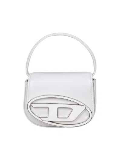 Diesel Mini Leather Handbag In Orange