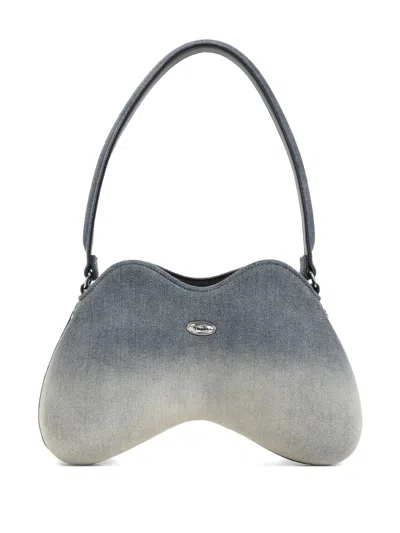 Diesel Mini Shoulder Handbag With Zip Closure In Multi