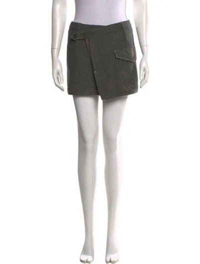 Pre-owned Diesel Mini Skirt In Gray