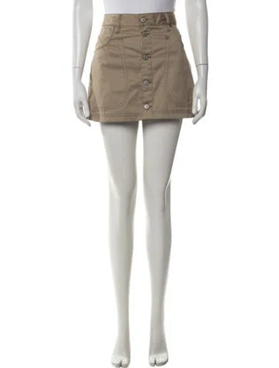Pre-owned Diesel Mini Skirt In Neutrals