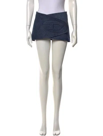 Pre-owned Diesel Mini Skirt W/ Tags In Grey
