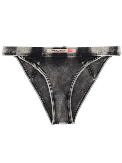 Diesel Mini Slip Underwear In Black