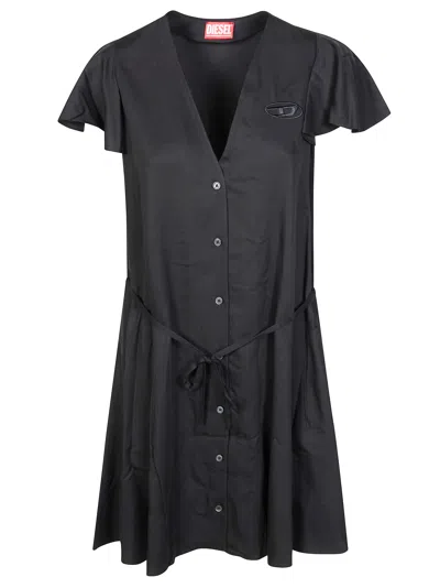 Diesel Mini Suit Chemisier Dress For In Black