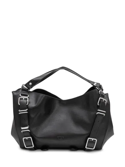 Diesel Mini Top Handle Handbag In Nero