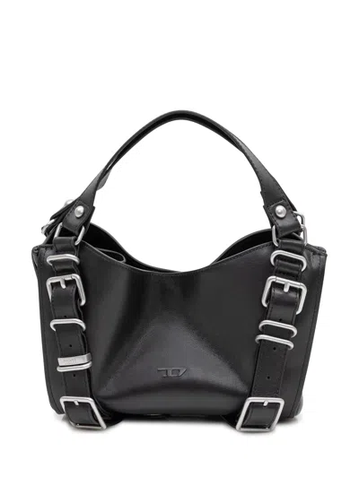 Diesel Mini Top Handle Handbag In Gray
