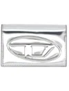 Diesel Multicolour Pmu Wallet In Silver