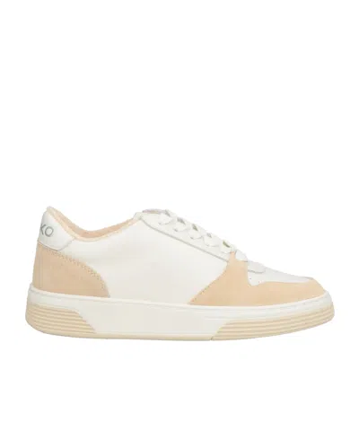 Diesel Minimalist Canvas Low-top Shoes In White