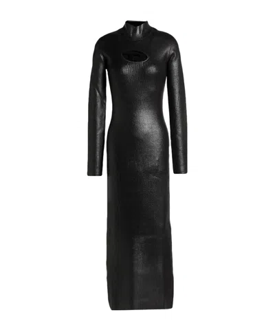 Diesel Minimalist Dress In Black