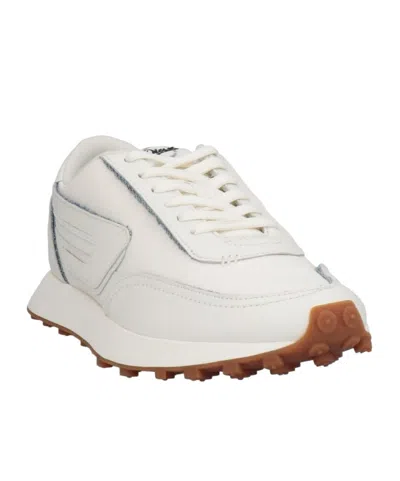 Diesel Minimalist Leather Low-top Casual Shoes In Neutral