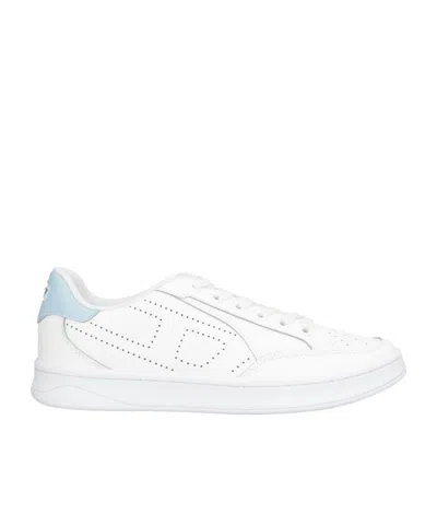 Diesel Minimalist Leather Low-top Sneakers In White