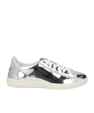 Diesel Minimalist Low-top Sneakers In Silver