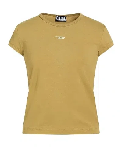 Diesel Minimalist Short Sleeve T-shirt In Green
