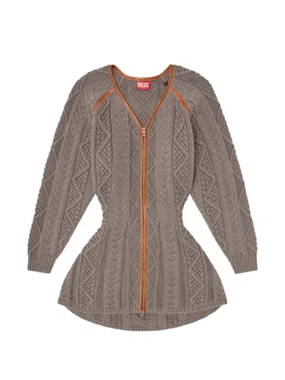 Diesel M-intesse Dress In Gray