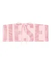 Diesel Bandeau Bikini Top With Maxi Logo