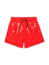Diesel Mkenm Swim Shorts In Red