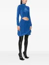 Diesel Women M-cenil Mini Dress In Blue
