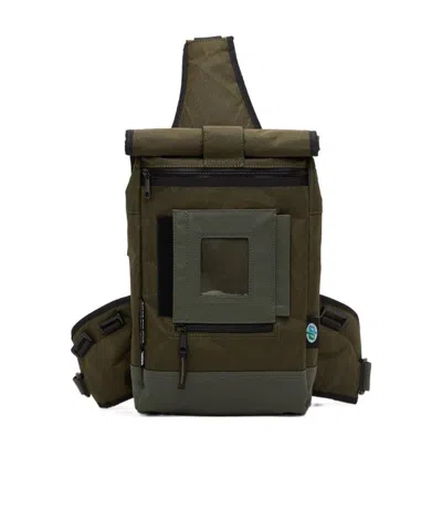 Diesel Mono Backpack In Red