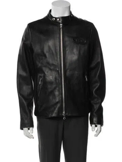 Pre-owned Diesel Moto Jacket In Black