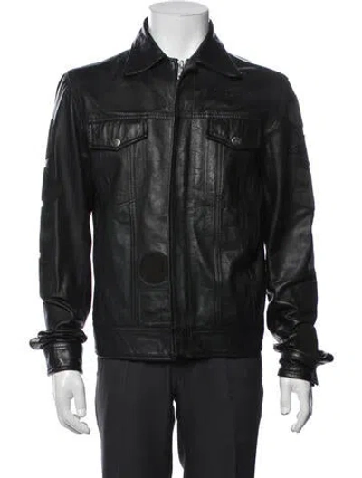 Pre-owned Diesel Moto Jacket In Grey