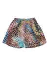 Diesel Mplily Leopard-print Shorts In Multi