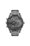 Diesel Mr. Daddy Slim Multi Movement Watch In Grey