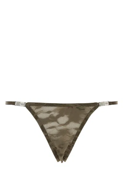 Diesel Mud Lace  X Savage X Fenty Camo-lace-string-thong Thong In 76v