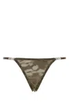 Diesel Mud Lace  X Savage X Fenty Camo-lace-string-thong Thong In 76v